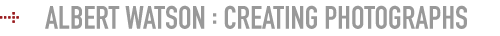 Albert Watson Masterclass